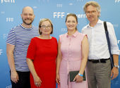 Godehard Giese, Dorothee Erpenstein, Staatsministerin Judith Gerlach, Ingo Fliess FFF-Empfang Filmfest München 2019 © Kurt Krieger