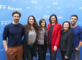 Florian David Fitz, Katja von Garnier, Lena Schömann, Ilse Aigner, Carolin Kerschbaumer und Bora Dagtekin