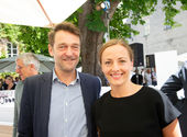 Thomas Fuchs, Adina Mungenast FFF-Empfang Filmfest München 2019 © Max Emrich