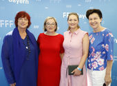 Regina Ziegler, Dorothee Erpenstein, Staatsministerin Judith Gerlach, Bettina Reitz FFF-Empfang Filmfest München 2019 © Kurt Krieger