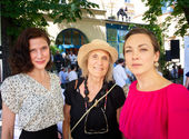 Iris Boss, Dr. Gabriela Sperl, Anca Miruna Lazarescu FFF-Empfang Filmfest München 2019 © Max Emrich